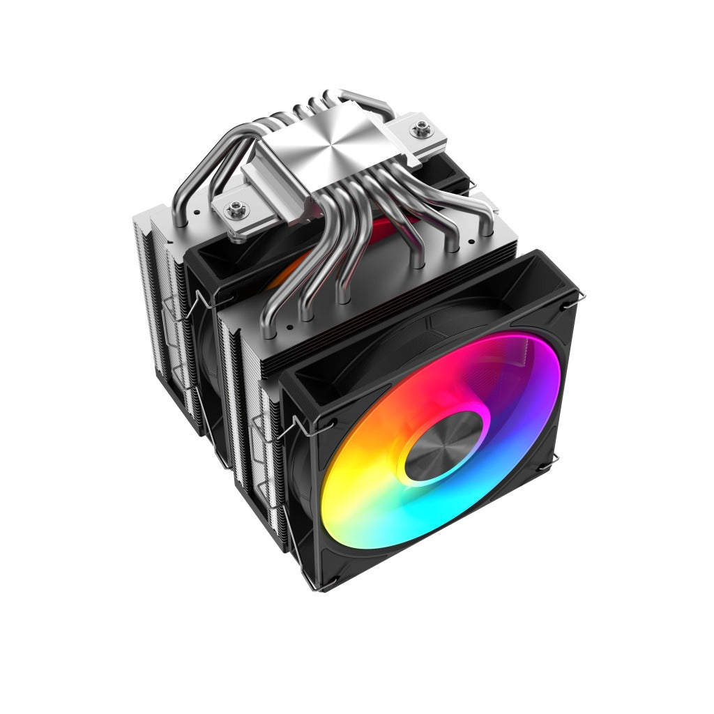 Sama A60L Dual Tower ARGB CPU Air Cooler (Silver) (A60-XXWAYXOX-G)
