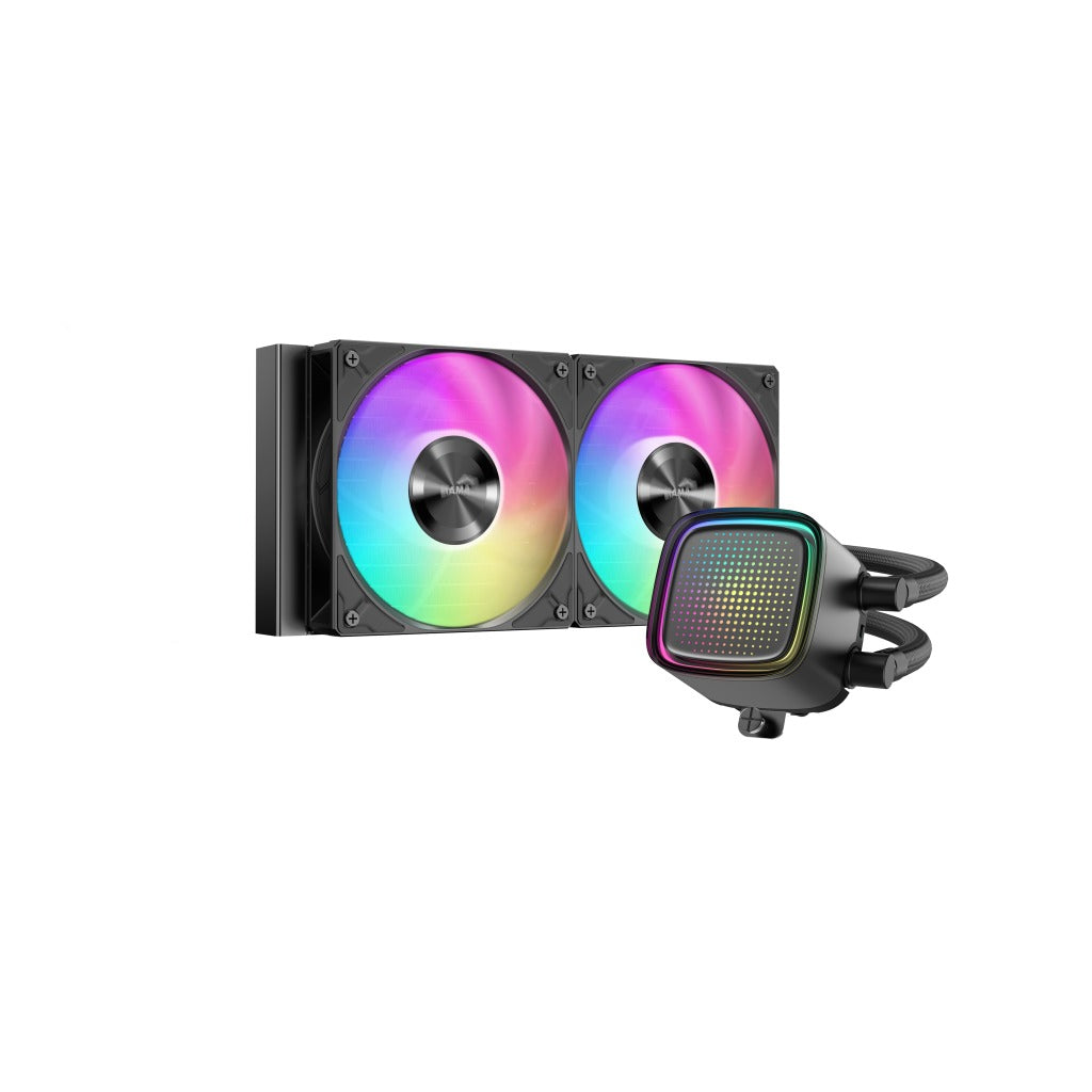 Sama L50 240mm AIO ARGB Liquid CPU Cooler with Dot-Matrix