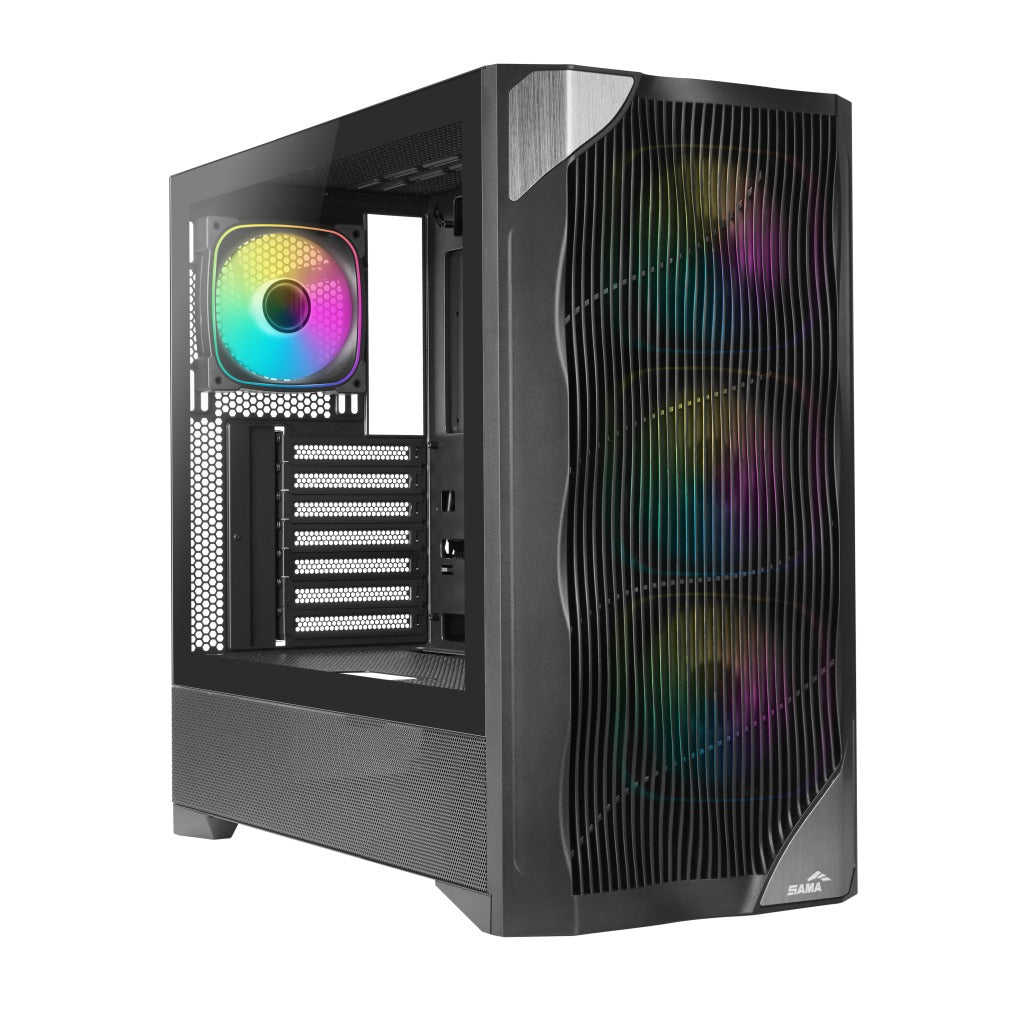 Sama V42 Mid-Tower Wave Front Panel PC Case