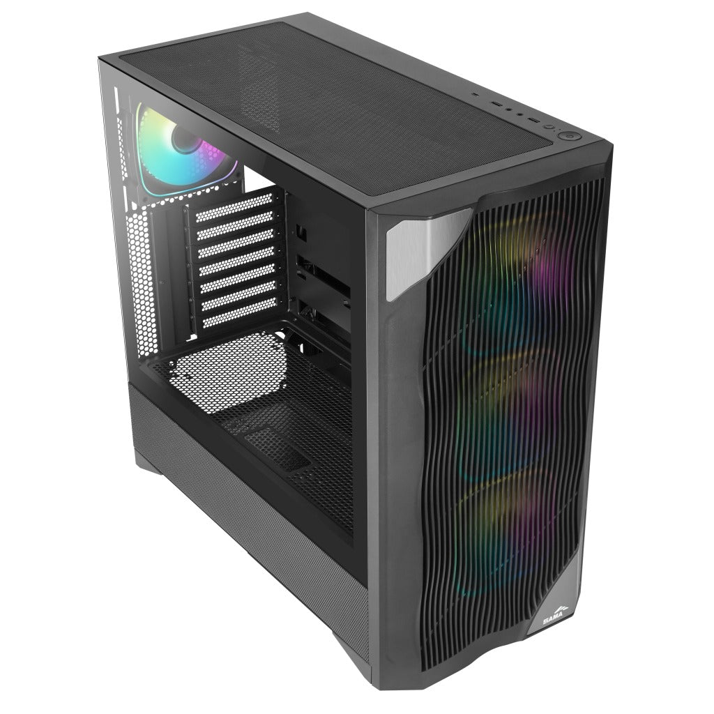 Sama V42 Mid-Tower Wave Front Panel PC Case