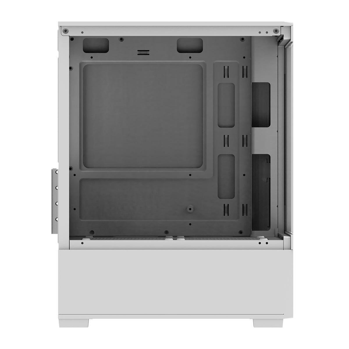 Aigo C196M Standard M-ATX Chassis Tempered Glass Side Panel with 3xCL12 Fans PC Case