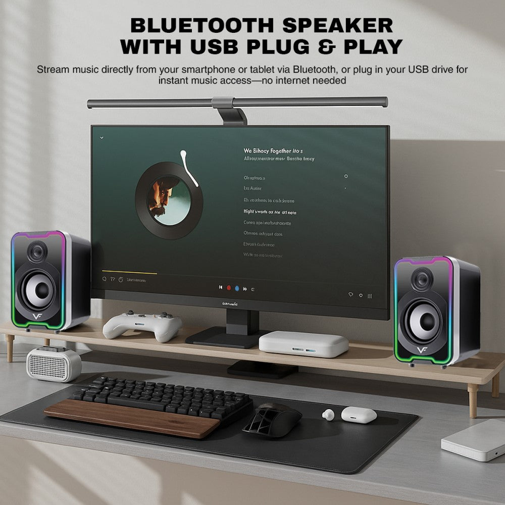 VF Vinnfier Studio 3 RGB Bluetooth/USB/AUX Speaker (VF-ST3)