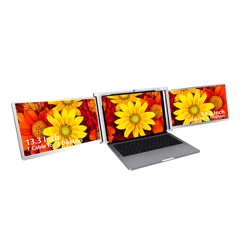 S300 13.3" FHD (1920x1080) IPS Portable Dual Screen Monitor for Notebook Laptop + Sleeve