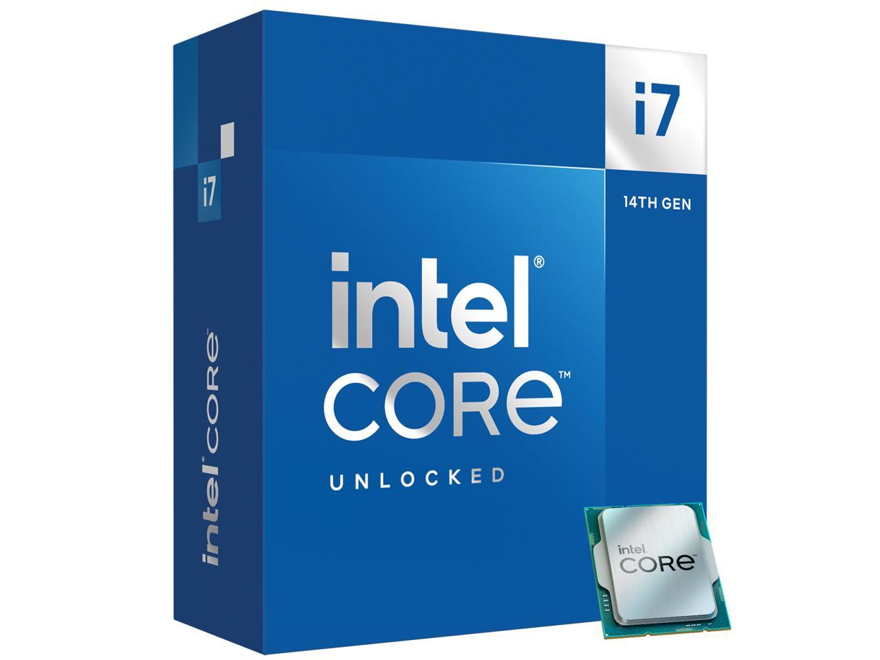 Intel Core i7-14700K 14th Gen 3.4Ghz 20-Core LGA 1700 Processor (BX8071514700K)
