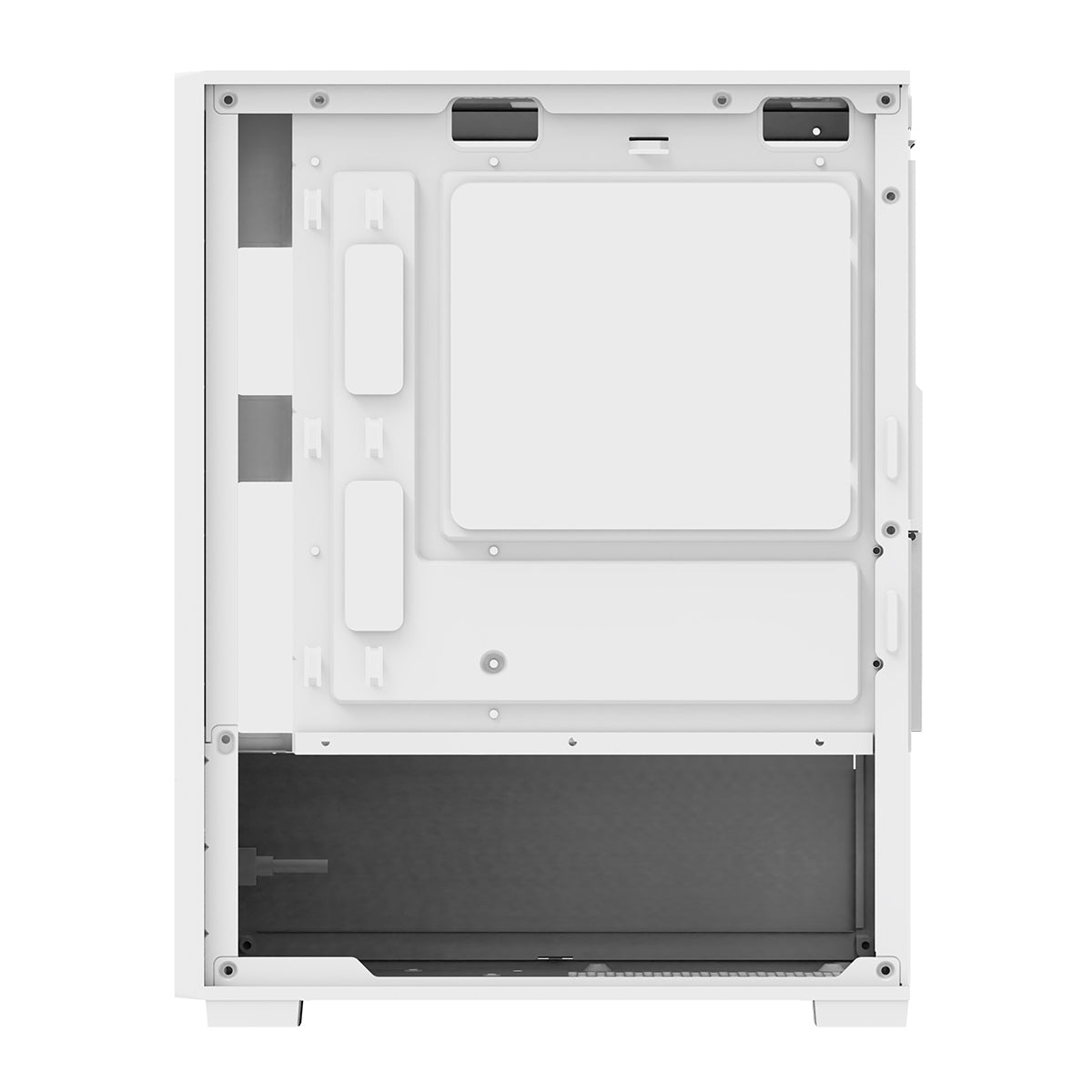 Aigo C196M Standard M-ATX Chassis Tempered Glass Side Panel with 3xCL12 Fans PC Case