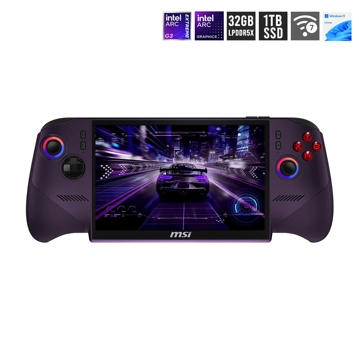 MSI Claw 8 EX AI+ CG3EM-062PH Handheld Gaming PC (Void Purple)