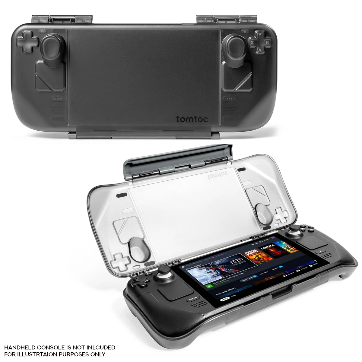 Tomtoc Armor-G12 Case for Steam Deck (Black) (G12M1D1)