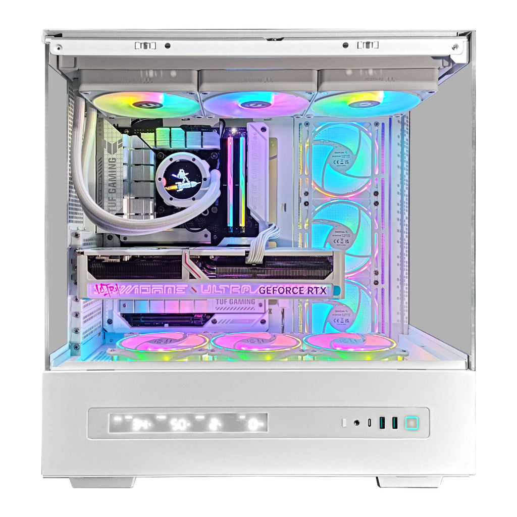 Ultra CH690 White Desktop Gaming PC Intel i9 14900K 64GB RAM 2TB SSD RTX 5080 Windows 11 Pro