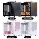 Jonsplus Z20 M-ATX Computer Case (Black, Orange/Black, Pink/White, White)