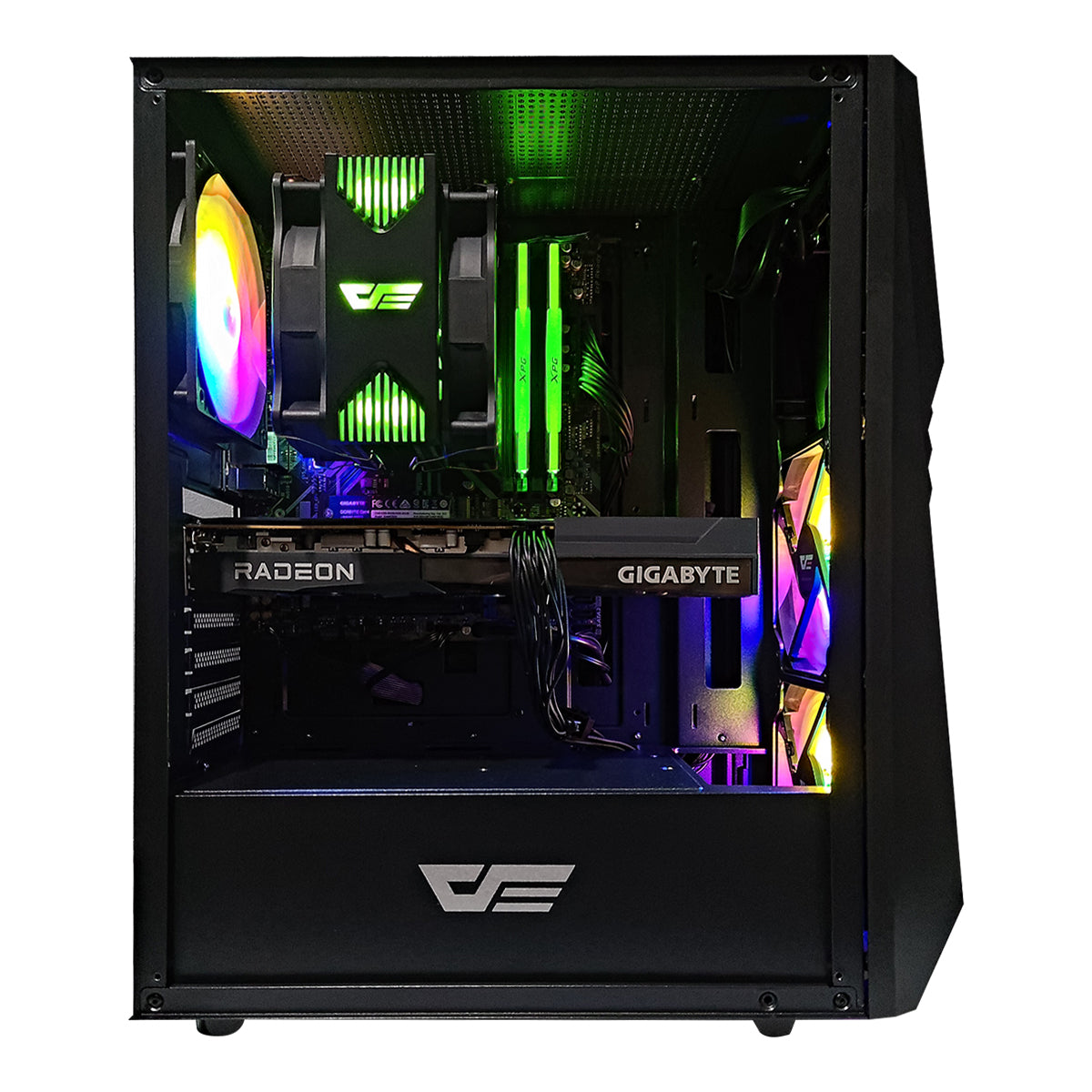 Alpha DK150 Black Desktop Gaming PC | AMD Ryzen 5 5600G | 16 GB RAM | 512 GB SSD | RX 6600 | Windows 11 Pro