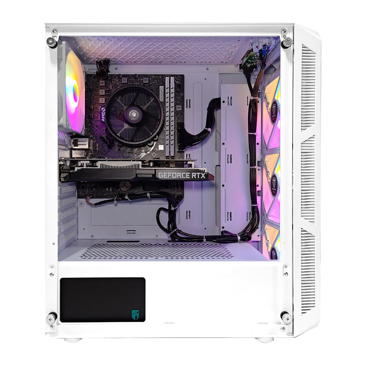 Alpha Hermes White Desktop Gaming PC