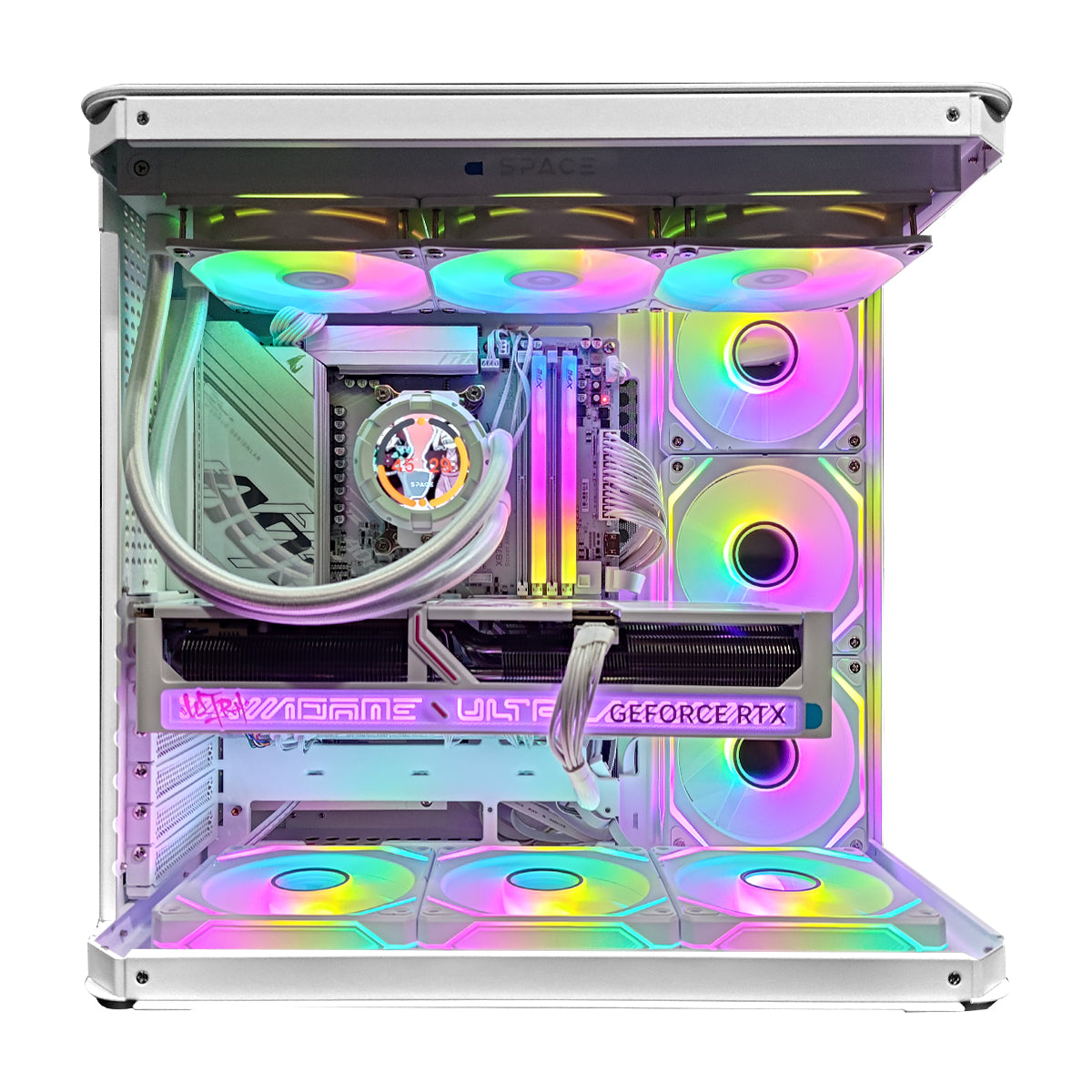Optima TK-2 White Desktop Gaming PC | AMD 7 9700 X | 32GB RAM | 1TB SSD | RTX 5070 Ti OC | Windows 11 Pro