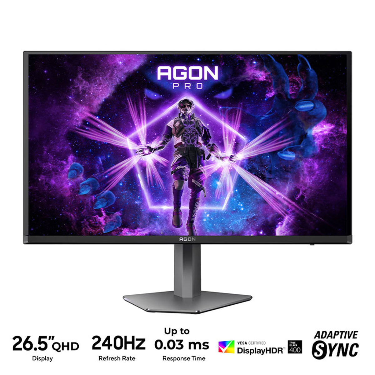 AOC Agon Pro AG276QZD2 26.5" QHD (2560x1440) 240Hz 0.03ms QD OLED Adaptive Sync Gaming Monitor