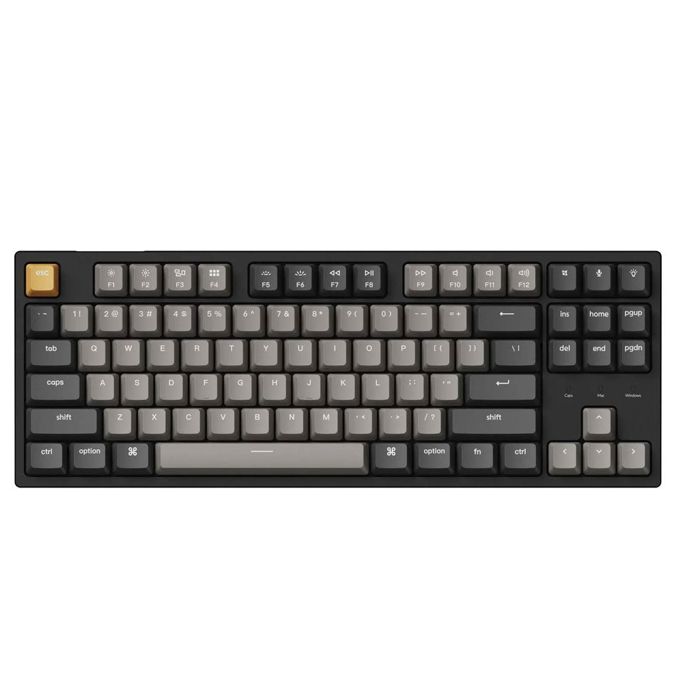 Keychron C1 Pro QMK/VIA RGB Backlight Hot-Swappable TKL Wired Mechanical Keyboard - Datablitz