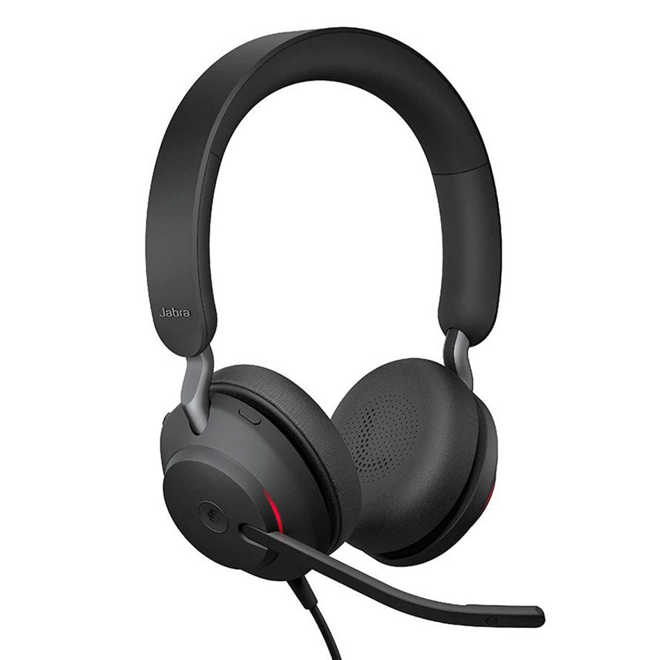 Jabra Evolve2 40 USB-A MS Stereo Wired Professional Headset (Black)