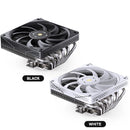 Jonsbo HP-600 Top Flow CPU Cooler (Black, White)
