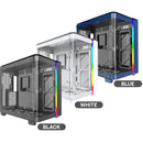Montech King 95 Mid Tower PC Case (Black, White, Blue)
