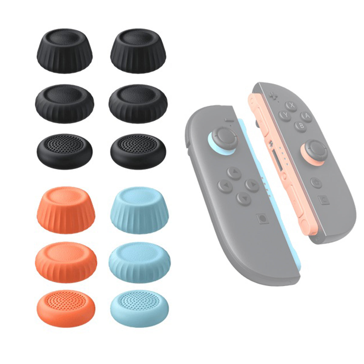 JSAUX Multi-Mode Thumb Grip Set for Nintendo Switch 2