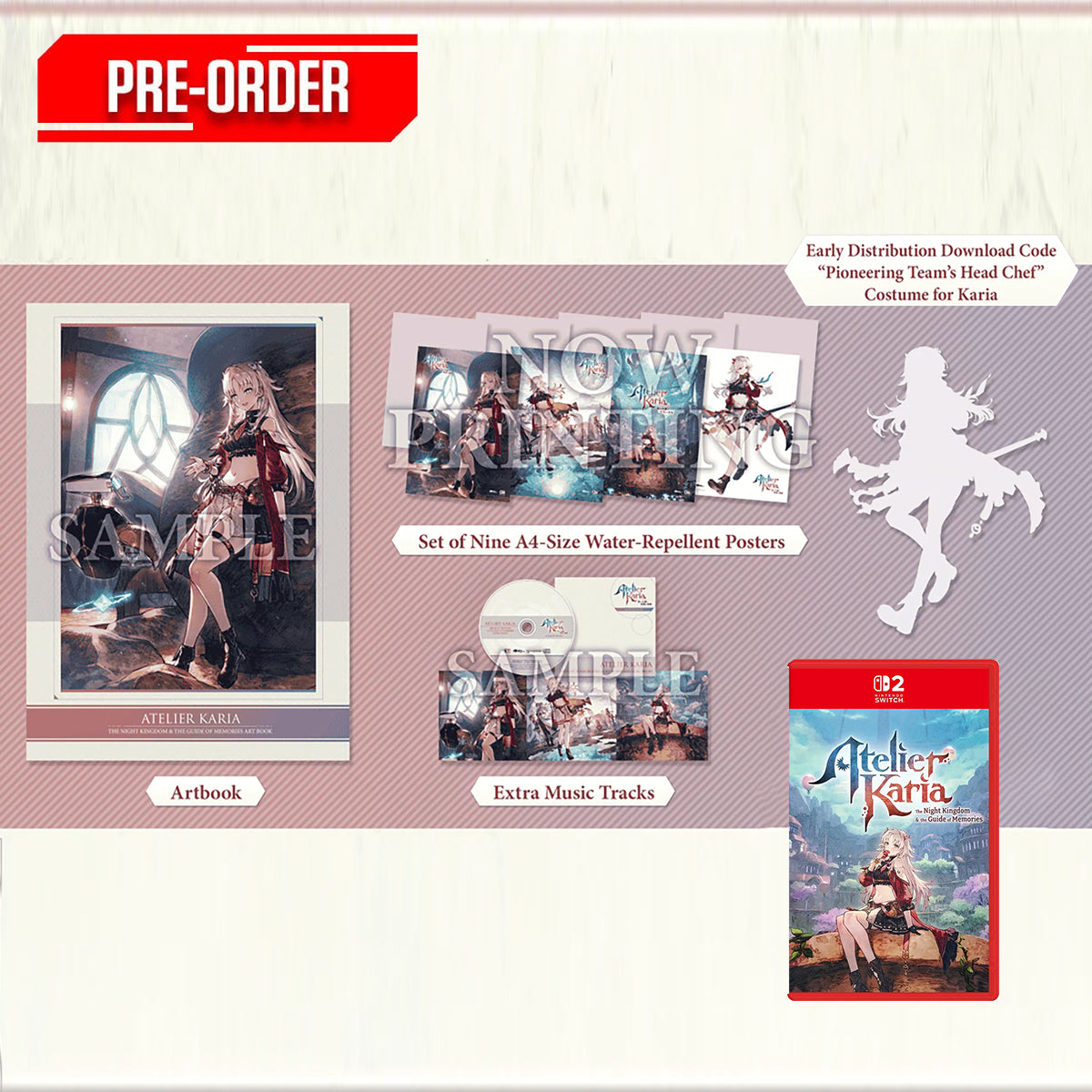 Nintendo Switch 2 Atelier Karia: The Night Kingdom & the Guide of Memories Premium Edition