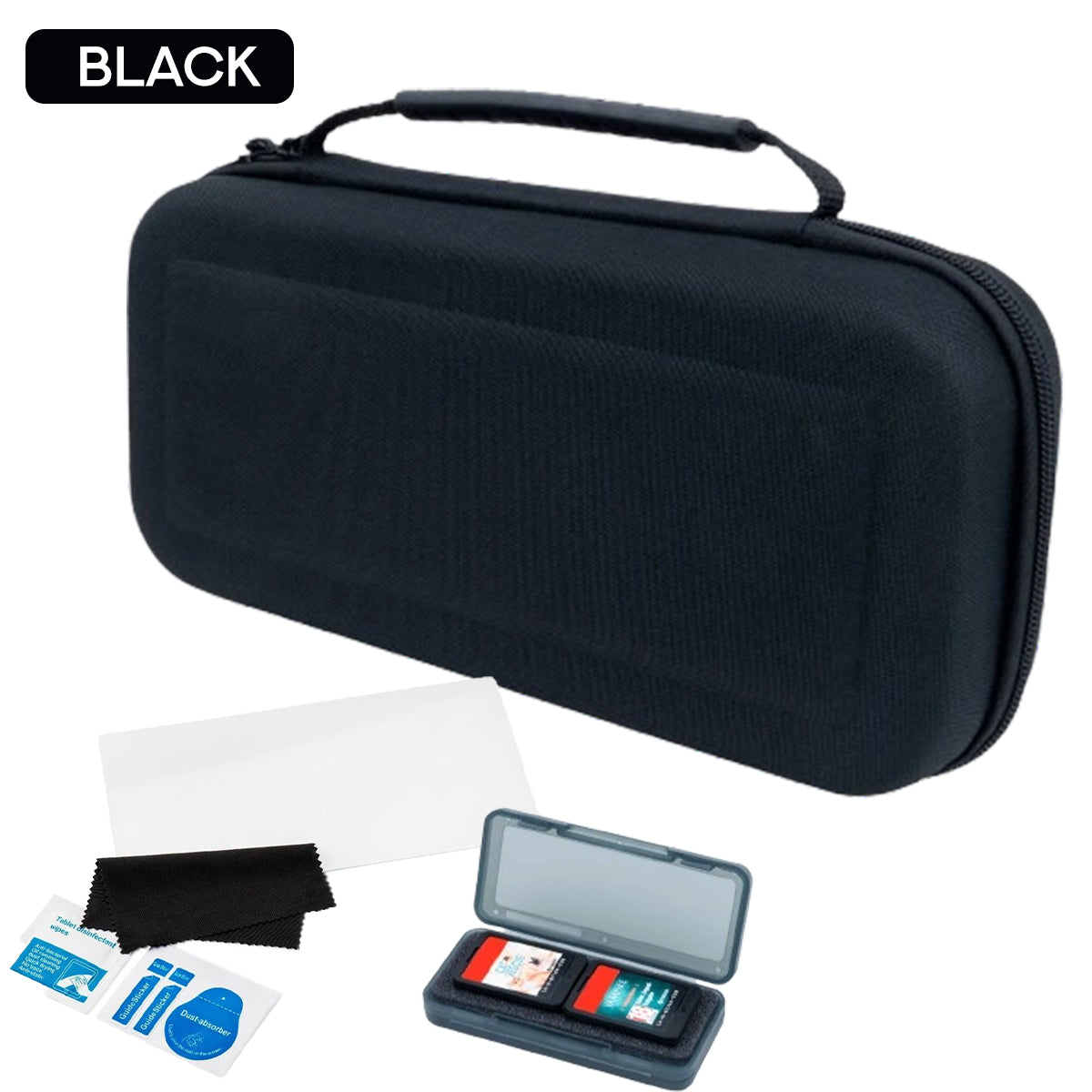 Nacon Starter Pack Includes Rigid Pouch + Screen Protector + Practical Foldable Card Case