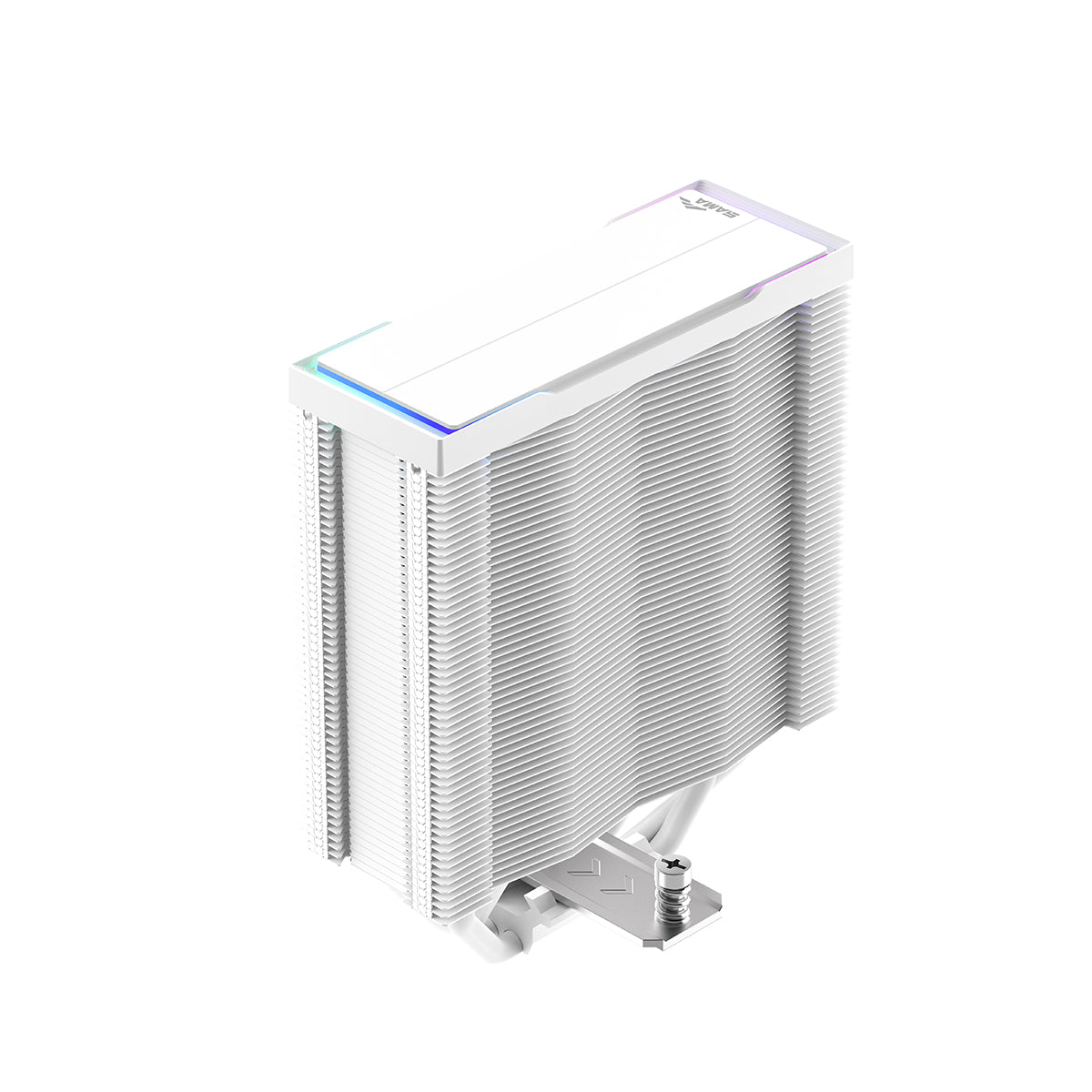 Sama A40L Single Tower ARGB CPU Air Cooler (White) (A40-WHWAYXOX-G)