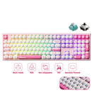 Akko x MonsGeek MG108B Rainbow Marshmallows Multi-Mode RGB Hot-Swappable Mechanical Keyboard