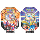 Pokemon Trading Card Game Slashing Legends Tin 4 Booster Packs