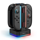 4-in-1 Square RGB Charging Station for Nintendo Switch 2 Joy-Pad