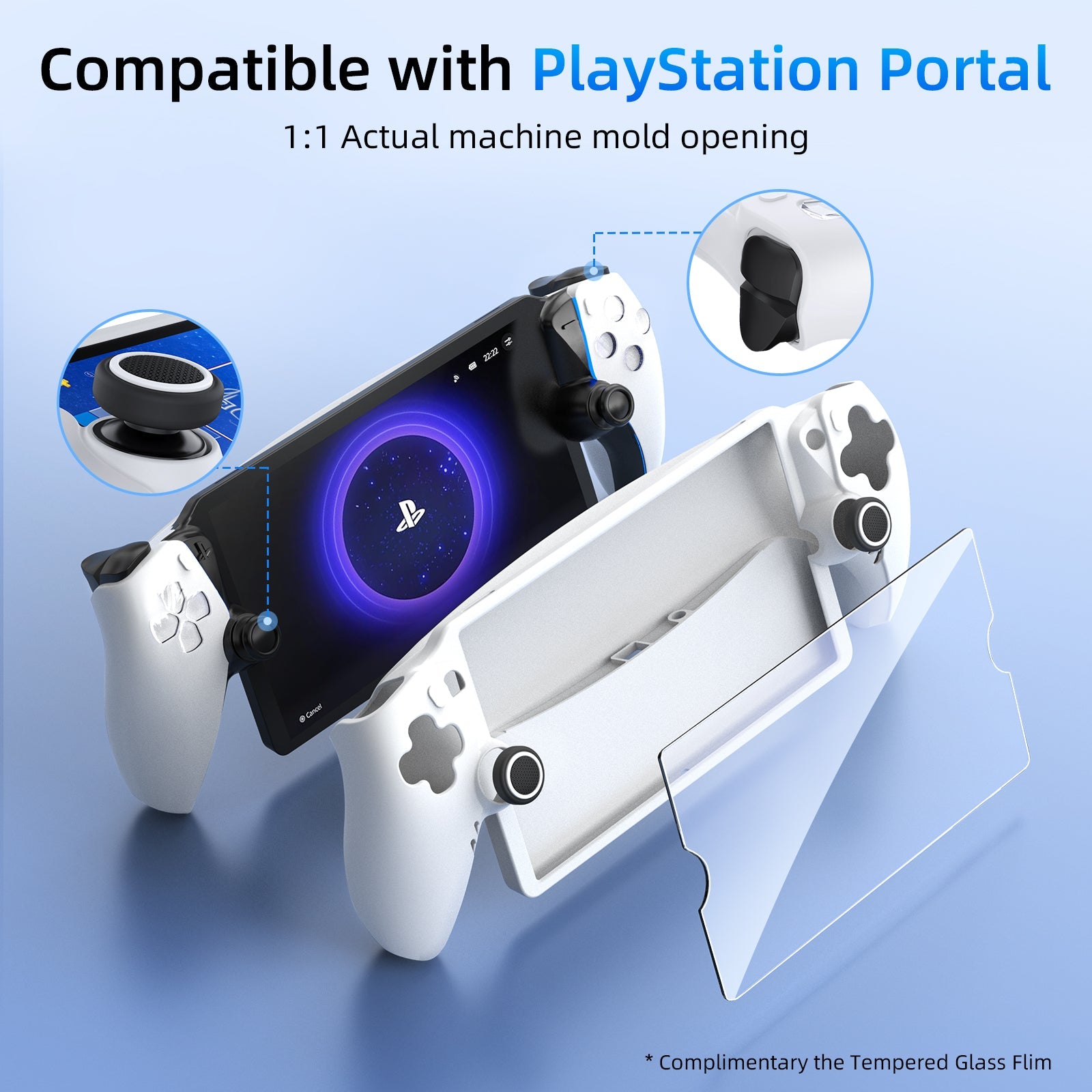 IINE Silicone Protective Case For Playstation Portal (White) (L918) | DataBlitz