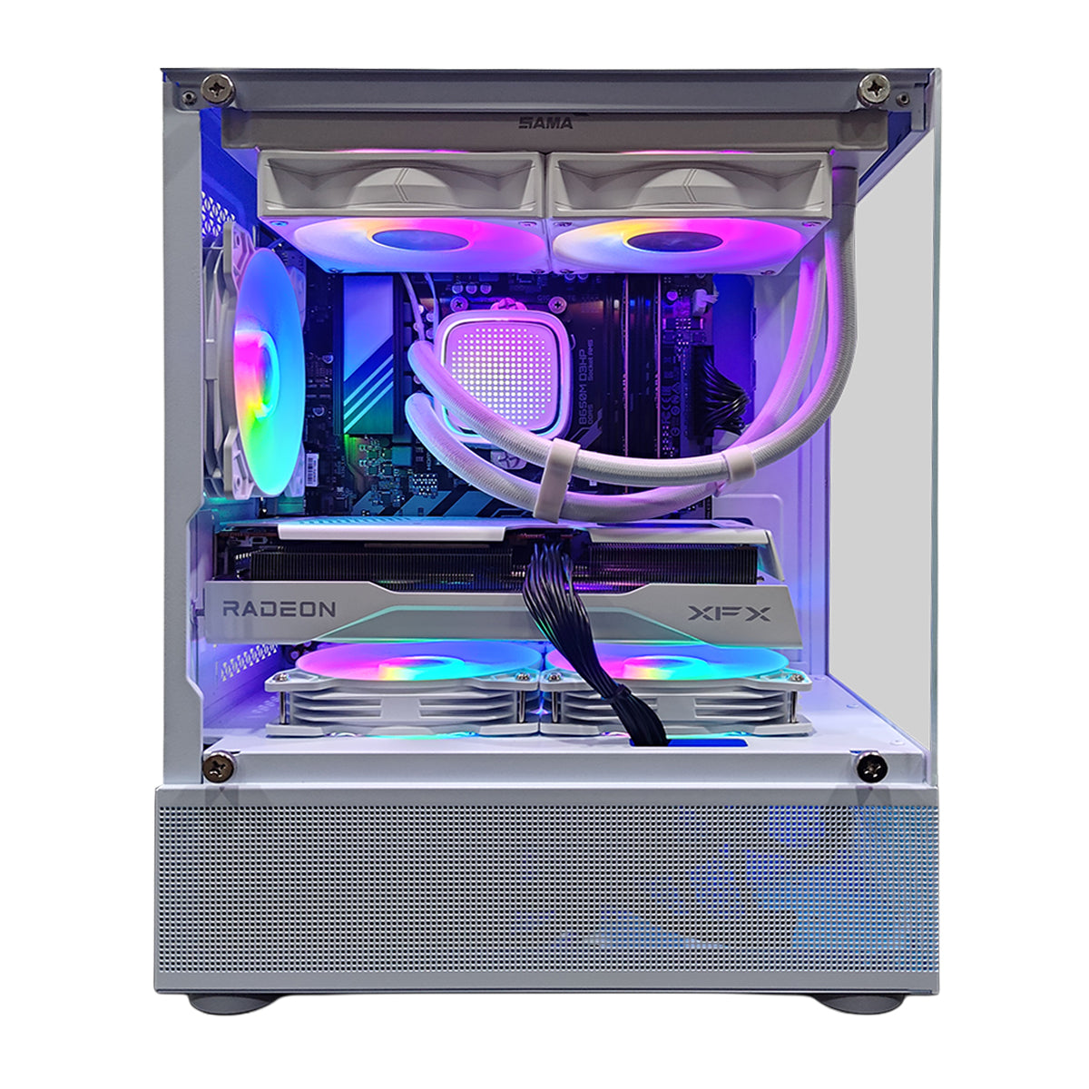 Aurora Reyna White Desktop Gaming PC