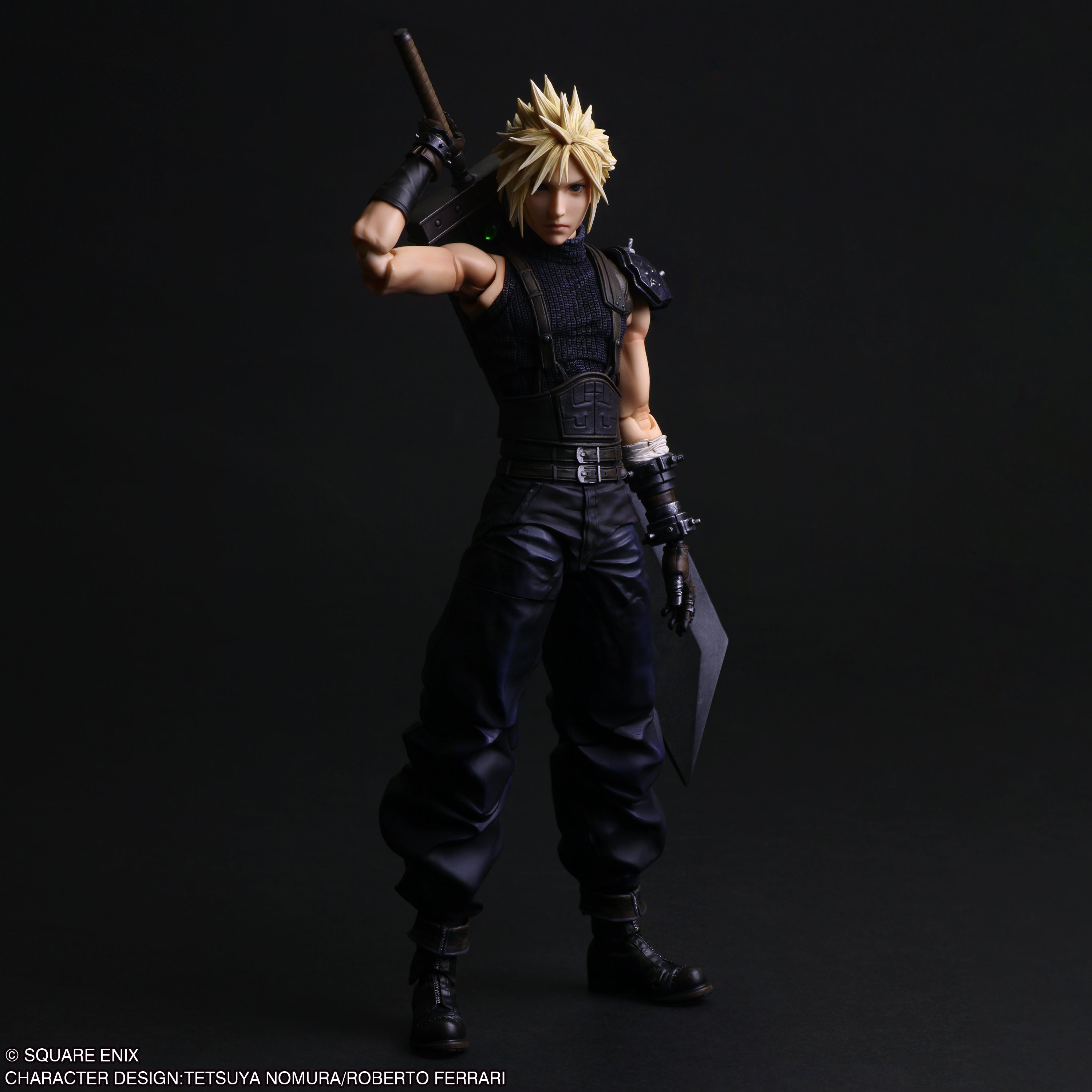 Final Fantasy VII Rebirth Play Arts Shin Action Figure - Cloud Strife