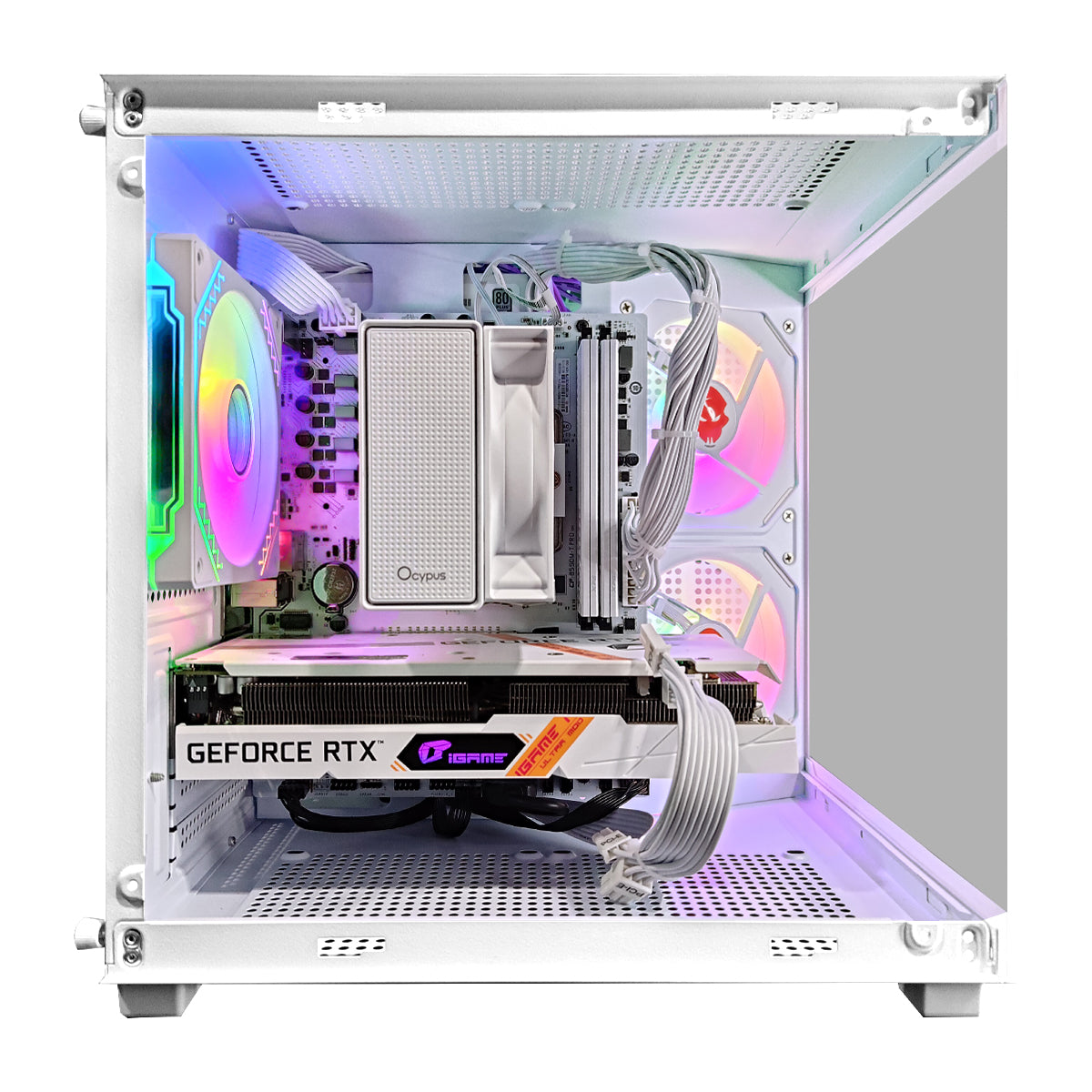Alpha Apollo A275 White Gaming | AMD Ryzen 5 5500 | 16 GB RAM | 512GB SSD | RTX 3050 | Windows 11 Pro