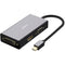 UGREEN Mini DP To HDMI/ VGA/DVI Converter - 13.3cm (Black) (MD114/20418)