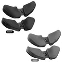 DeltaHub Carpio 2.0 Ergonomic Wrist Rest Set Left & Right Large (Black, Grey)