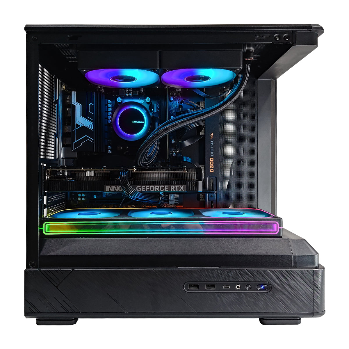 Aurora D200 Black Desktop Gaming PC | DataBlitz