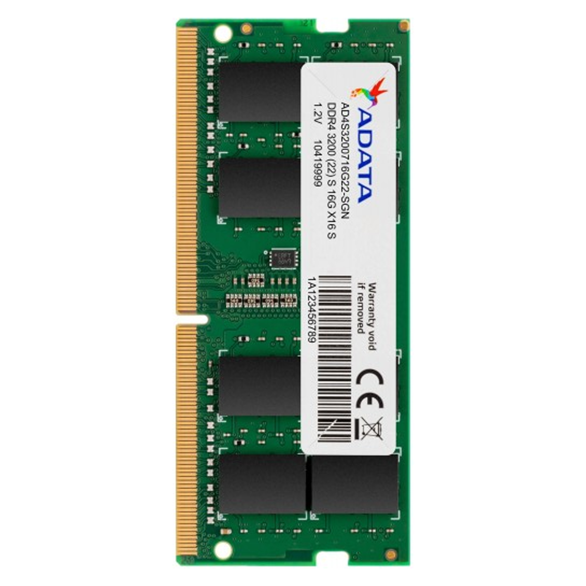 Adata 32GB DDR4 3200MHz PC4-25600 SO-DIMM Memory | DataBlitz