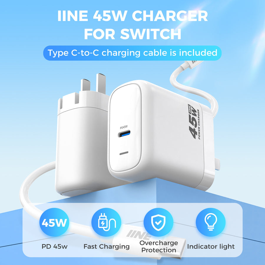 IINE 45W Charger for Nintendo Switch (L978)