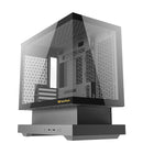 DarkFlash Floatron F1 Art Ultra TG Panel M-ATX PC Case (Black)