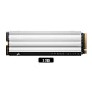 Corsair MP600 Elite PCIe Gen4 x4 NVMe 1.4 M.2 SSD for PS5 (White) (1TB, 2TB)