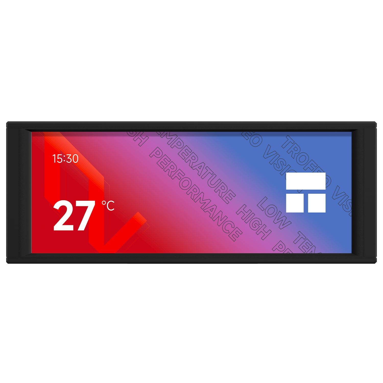 Thermalright Trofeo Vision LCD 6.86" IPS Type-C Screen (Black, White)