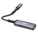 JSAUX 2-in-1 USB-C to 4K 60Hz HDMI Charging Adapter (Grey) (HB0201)