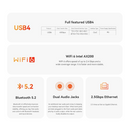 Beelink SER8 AMD Ryzen 7 8845HS Processor 32GB RAM 1TB SSD Mini PC Windows 11 Pro