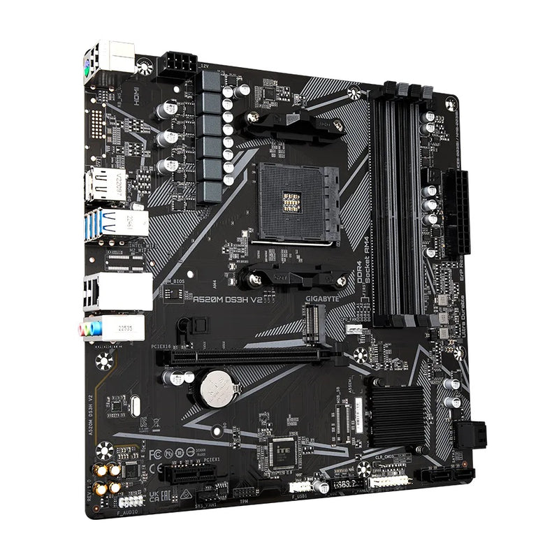 Gigabyte AMD A520M DS3H V2 AM4 Ultra Durable Motherboard