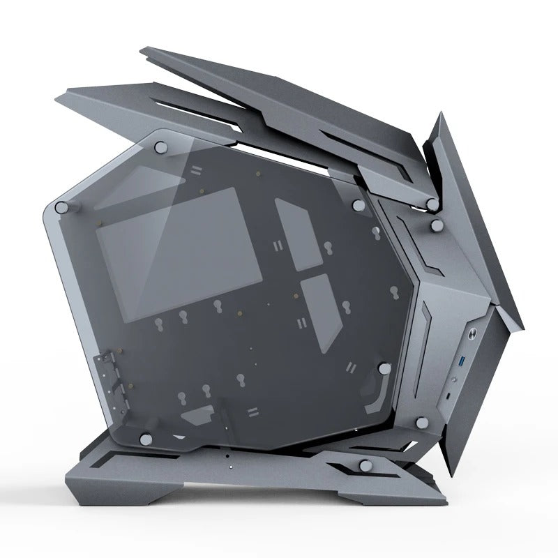Jonsbo MOD-3 Mini Mech Warrior M-ATX Computer Case (Black)