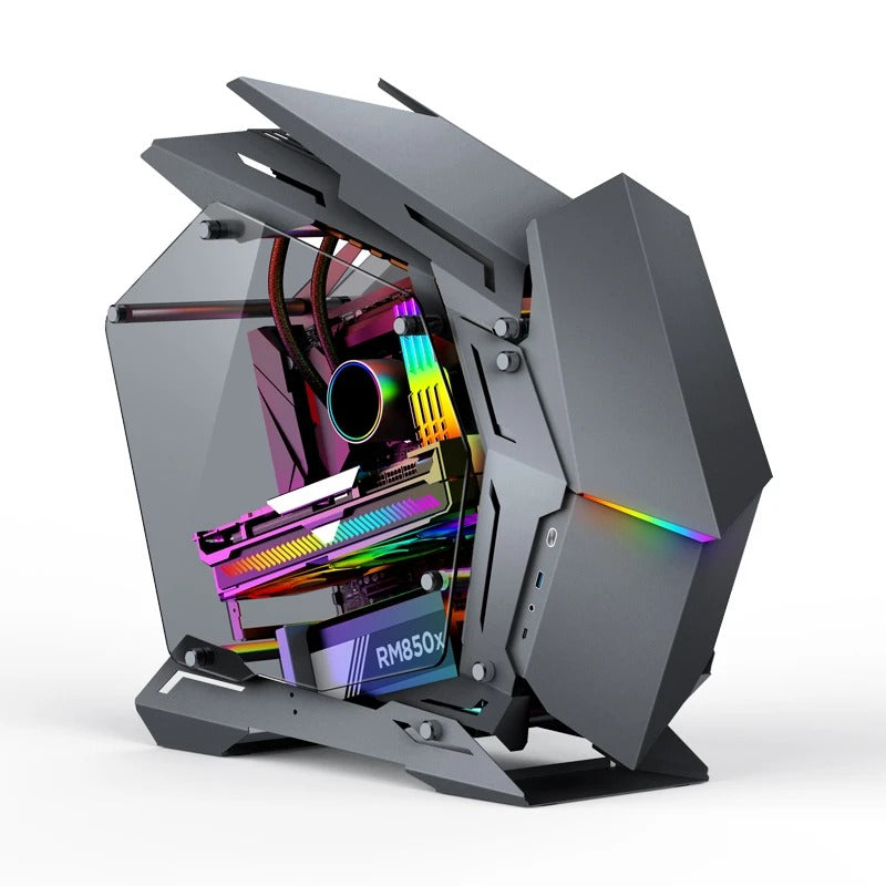 Jonsbo MOD-3 Mini Mech Warrior M-ATX Computer Case (Black)