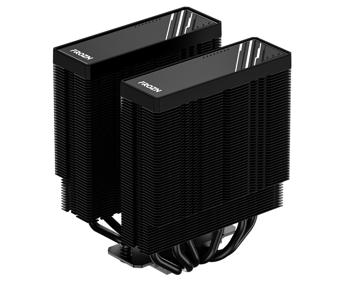ID-Cooling Frozn A620 Twin Tower CPU Cooler With 2x120mm PWM Fan (Black) | DataBlitz