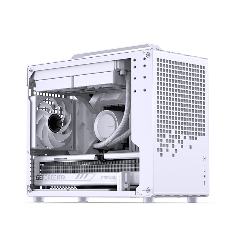 Jonsplus Z20 M-ATX Computer Case (Black, Orange/Black, Pink/White, White)