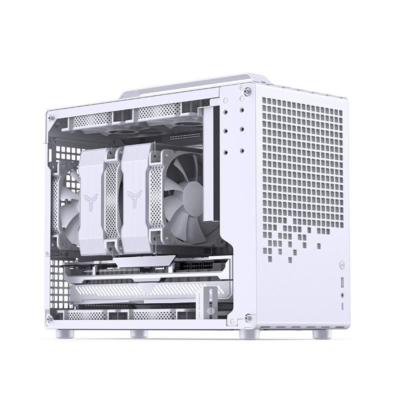 Jonsplus Z20 M-ATX Computer Case (Black, Orange/Black, Pink/White, White)