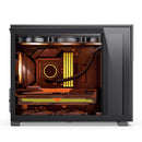 Jonsbo D31 Mesh M-ATX Computer Case (Black, White) + Jonsbo DS8 8" Display Secondary Screen (Black, White)