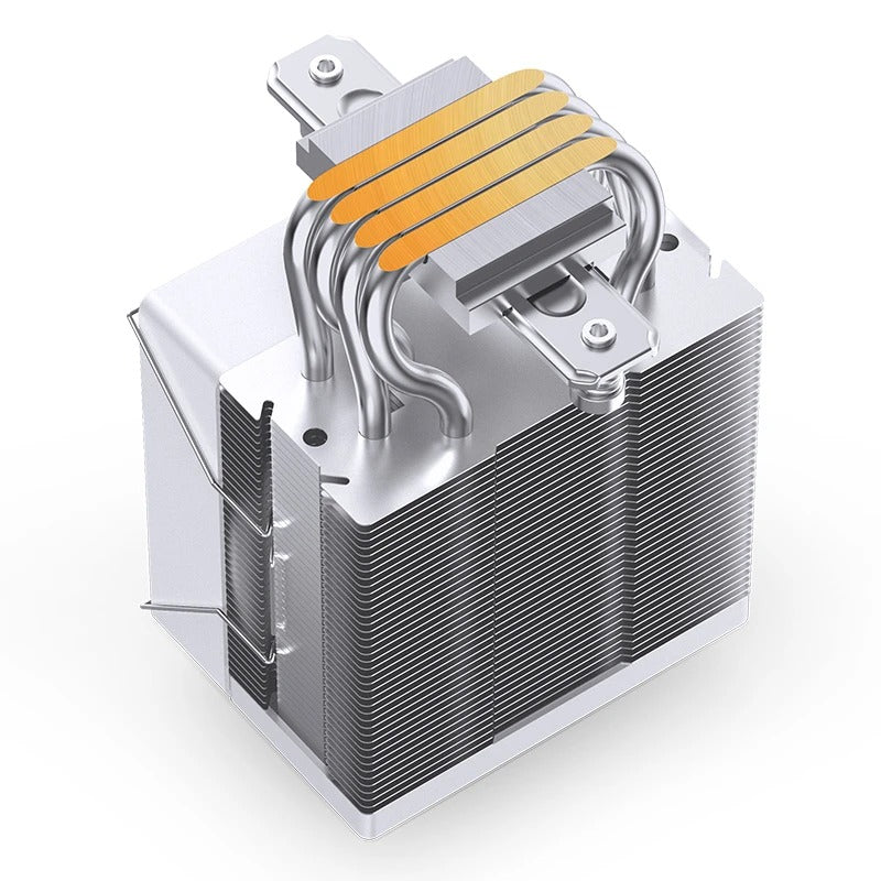 Jonsbo CR-1400 EVO ARGB Silent Series 90MM Single-Tower CPU Cooler (Black, White)